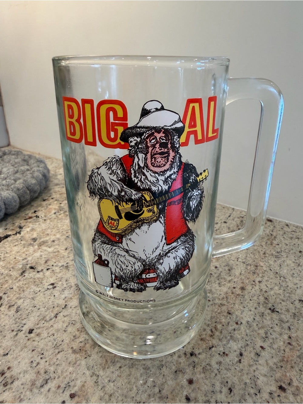 Disney Big Al Glass Mug from Country Bear Jamboree